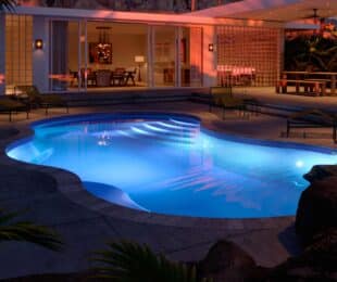 Backyard pool installation in Terrell Hills, TX
