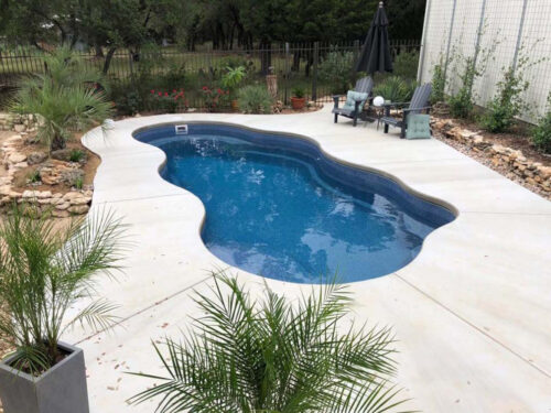 American Pools-Houston stamped concrete
